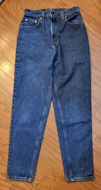 Levi 551 Womens 8 (28x30) Relaxed Tapered Leg Blue Jeans Vintage USA Made